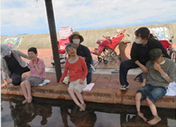 足湯・小浜温泉